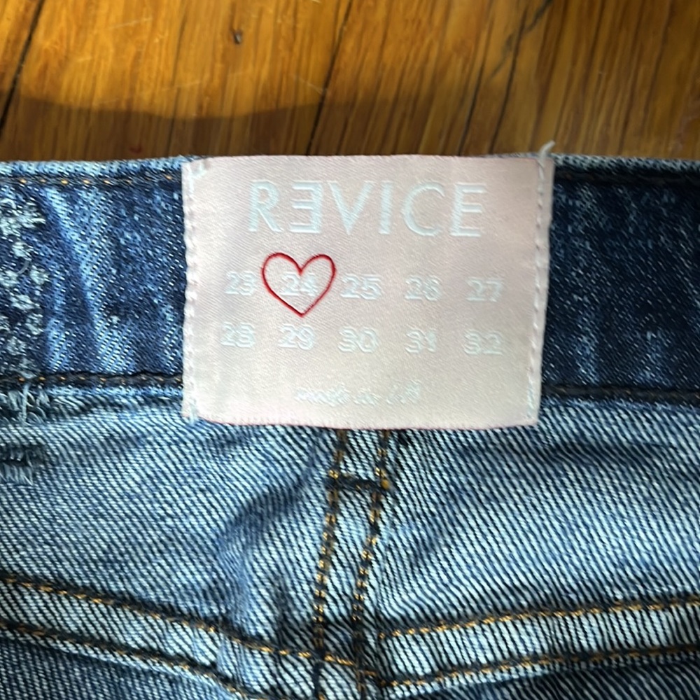 Revice Unique Patchwork Jeans Size 24 - image 2